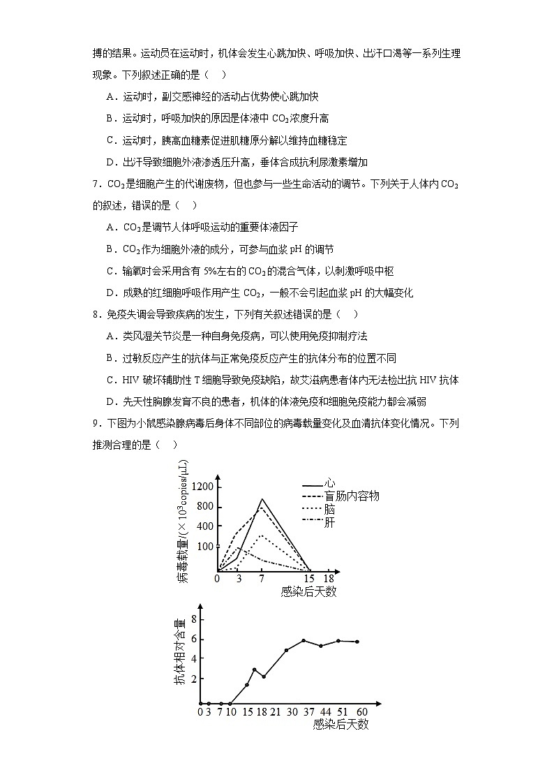 江西省上饶市广丰中学2023-2024学年高二上学期12月考试生物试卷03