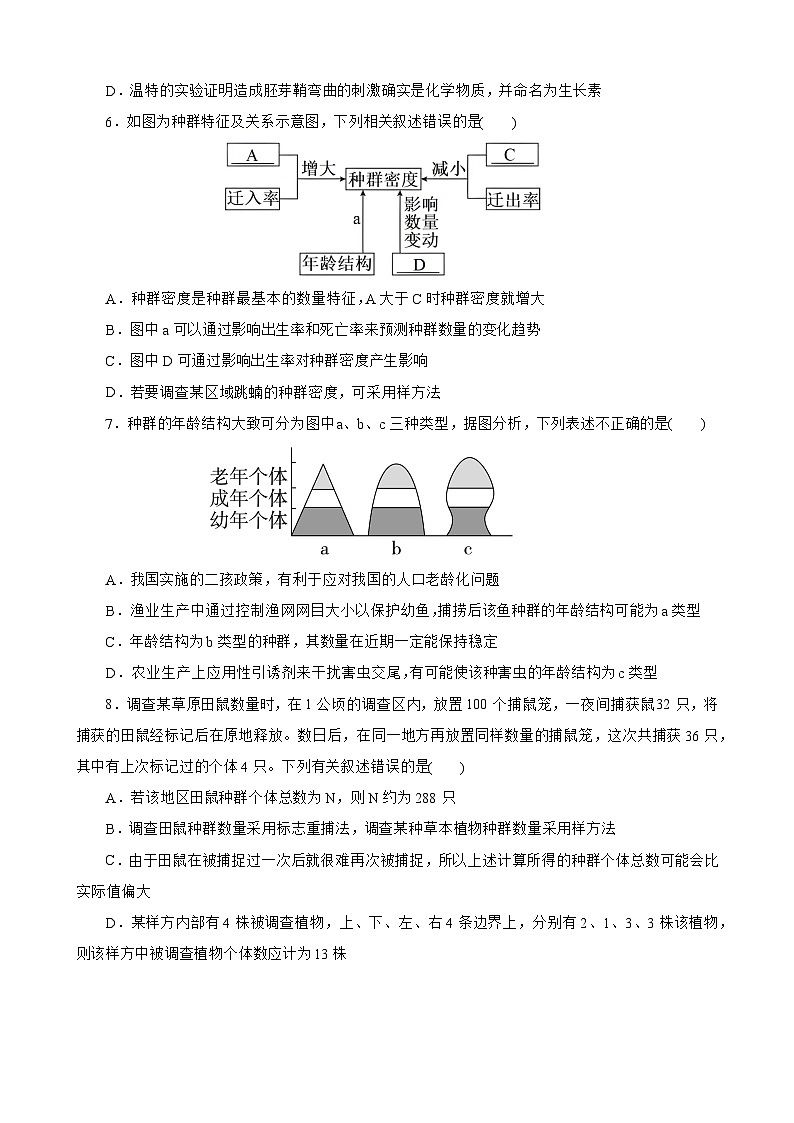 黑龙江省实验中学2023-2024学年高二上学期12月月考生物试题02