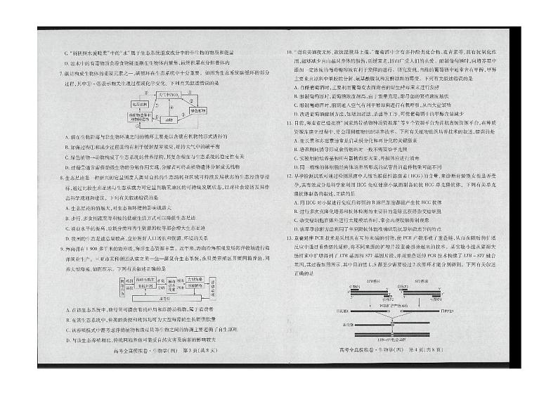 2024海南省部分学校高三上学期12月联考（四）生物PDF版含答案 试卷02