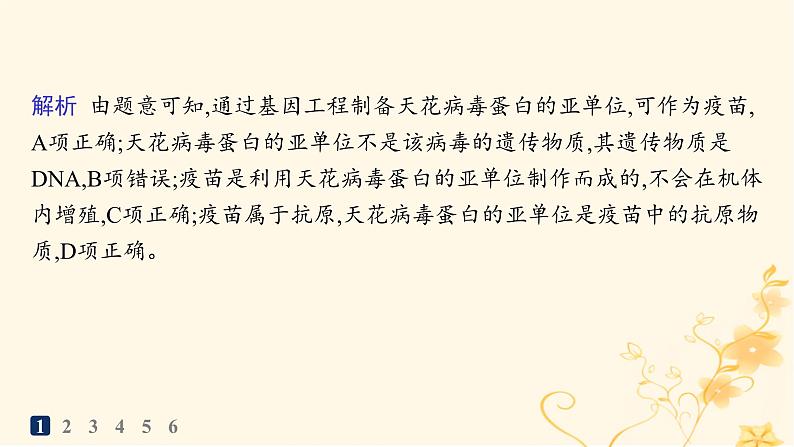 适用于新高考新教材2024版高考生物二轮复习热点专题练1簿课件03