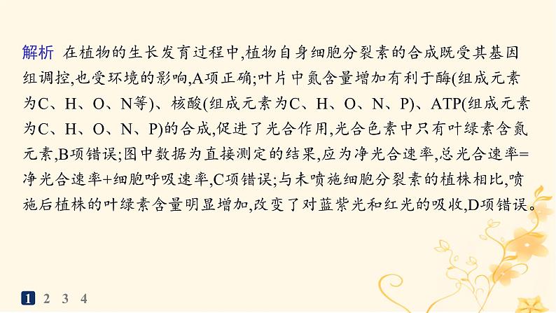 适用于新高考新教材2024版高考生物二轮复习热点专题练2提高农作物产量课件03