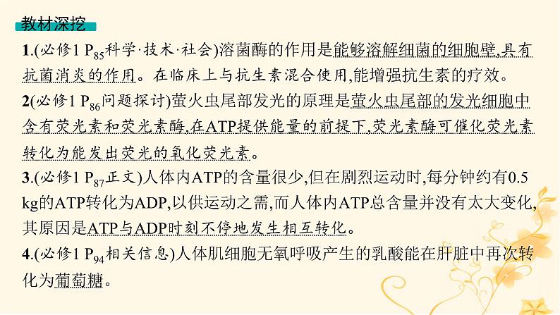 适用于新高考新教材2024版高考生物二轮复习专题2细胞的代谢课件05