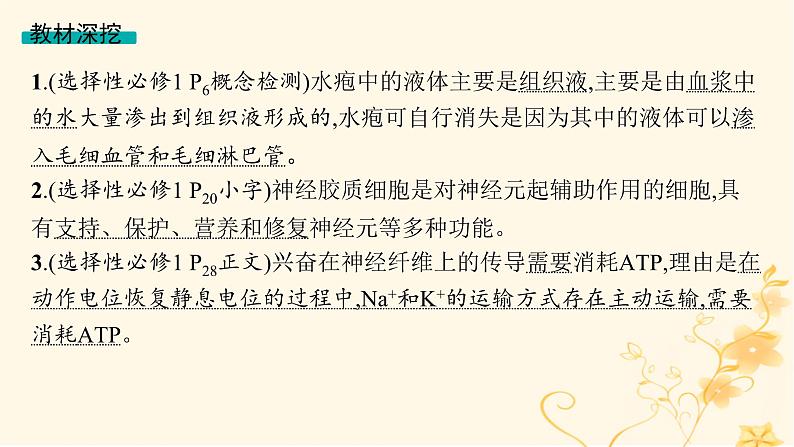 适用于新高考新教材2024版高考生物二轮复习专题6个体生命活动的调节课件第5页