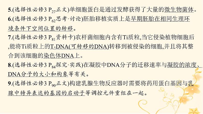 适用于新高考新教材2024版高考生物二轮复习专题8生物技术与工程课件第6页