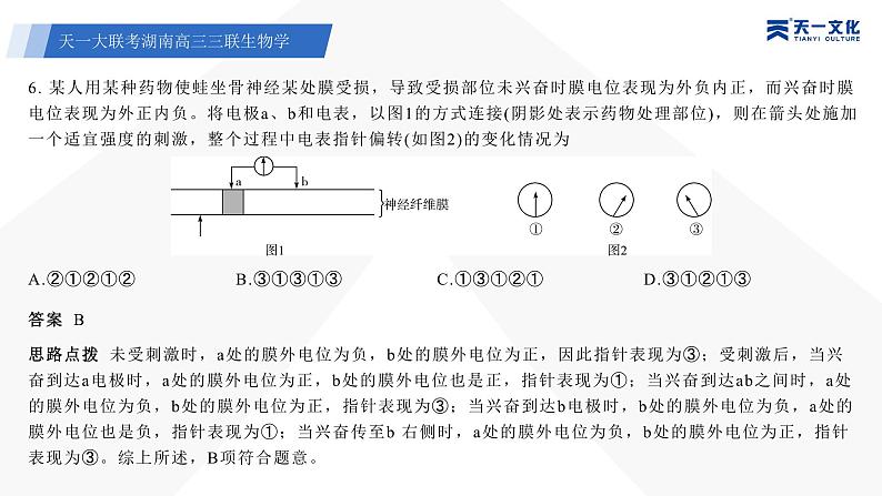 生物学-湖南高三三联课件第8页