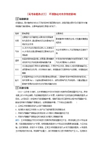 2024届高考生物二轮专题复习与测试专题二细胞代谢高考命题热点三环境胁迫对农作物的影响