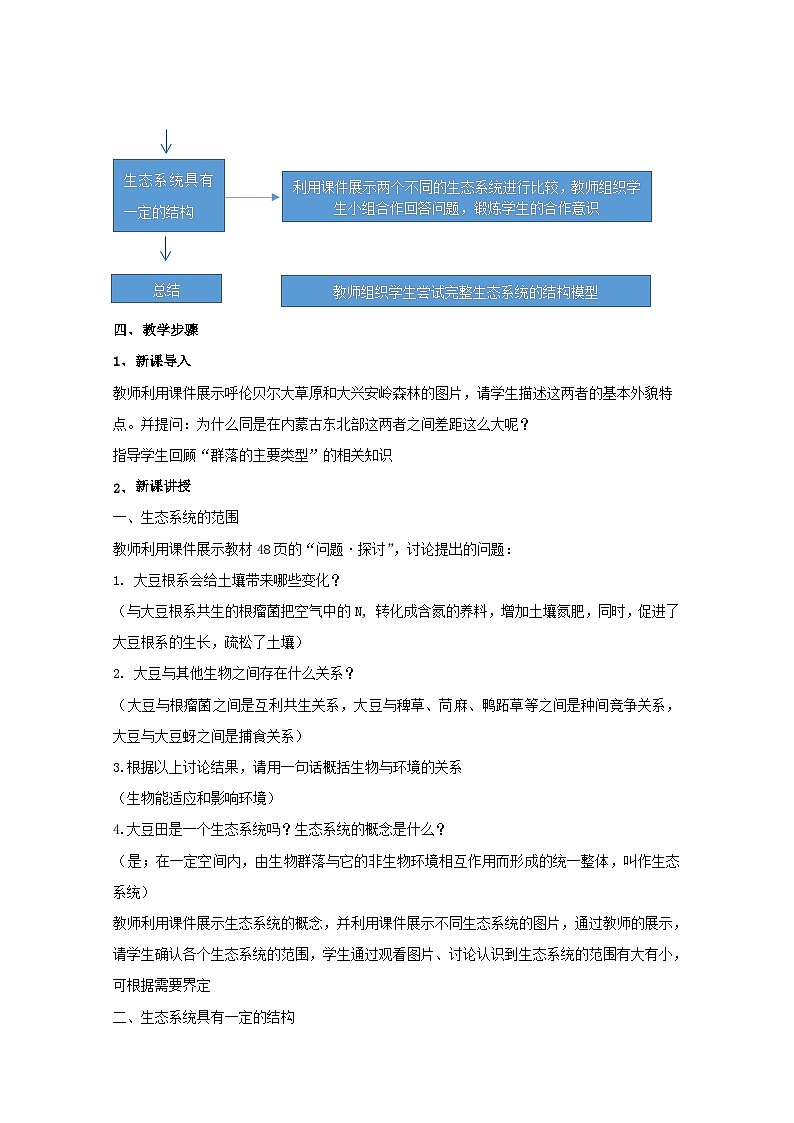 高中生物人教版（2019）选择性必修二教案：3.1生态系统的结构第2页