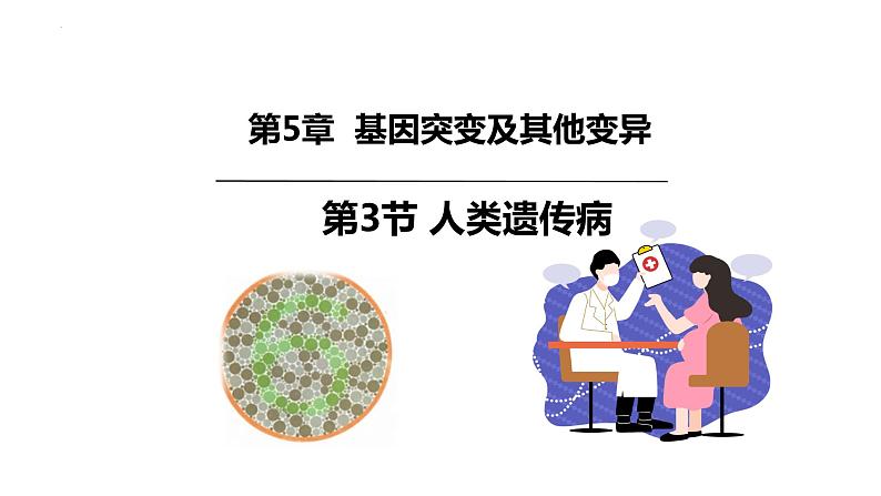 人教版高中生物必修二5.3人类遗传病课件+同步分层练习（含答案解析）01