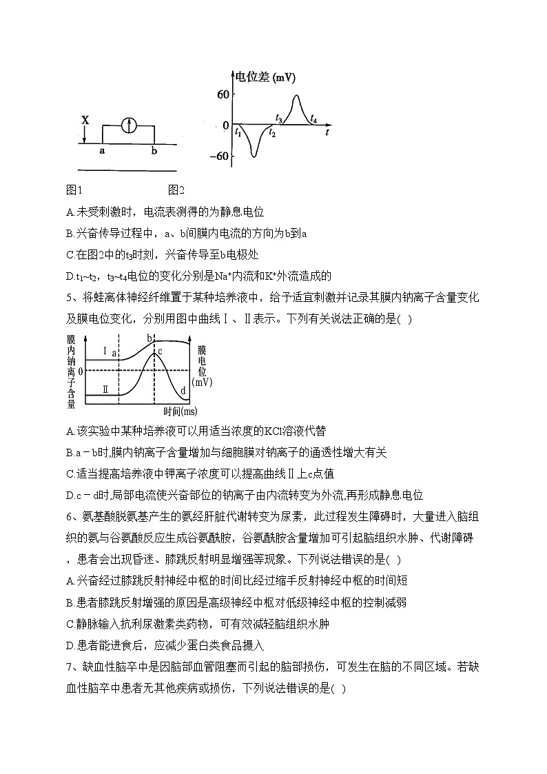 山东省烟台市莱州一中2022-2023学年高二上学期第一次月考生物试卷(含答案)第2页