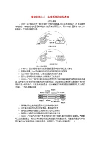 新教材2024高考生物二轮专题复习整合训练2生命系统的结构基础