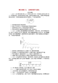 新教材2024高考生物二轮专题复习整合训练9生物的变异与进化