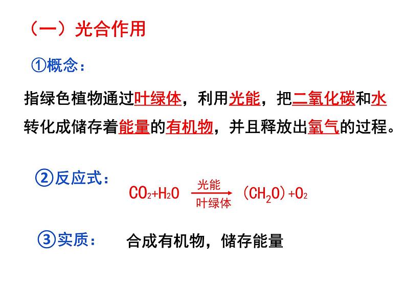 高中必修一生物《二 光合作用的原理和应用》ppt课件3-统编人教版第3页