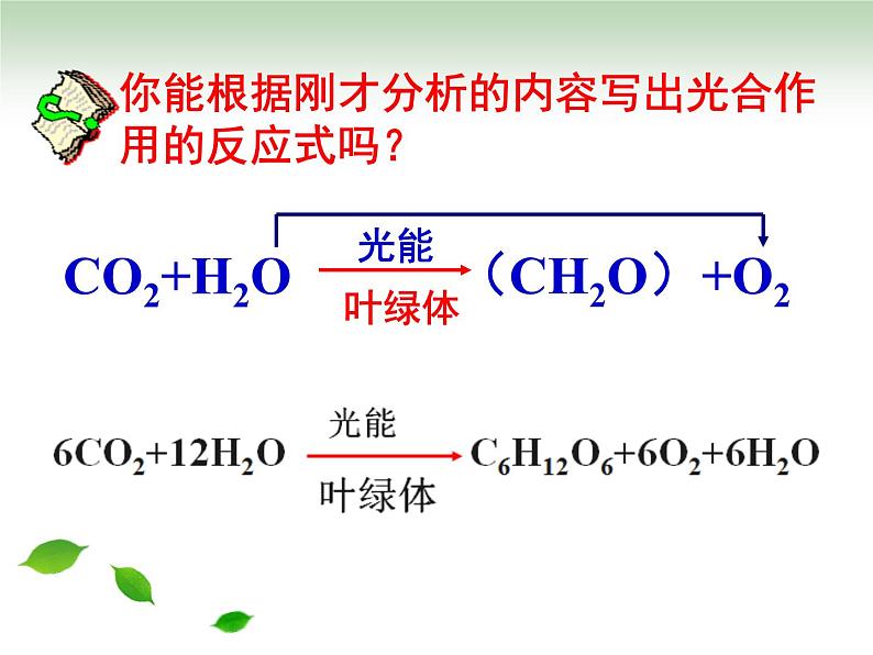 高中生物必修一《二 光合作用的原理和应用》ppt课件2-统编人教版08