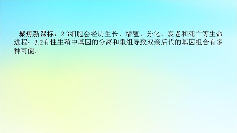 新教材2024高考生物二轮专题复习专题三生命系统的延续第1讲细胞增殖和受精作用课件第2页