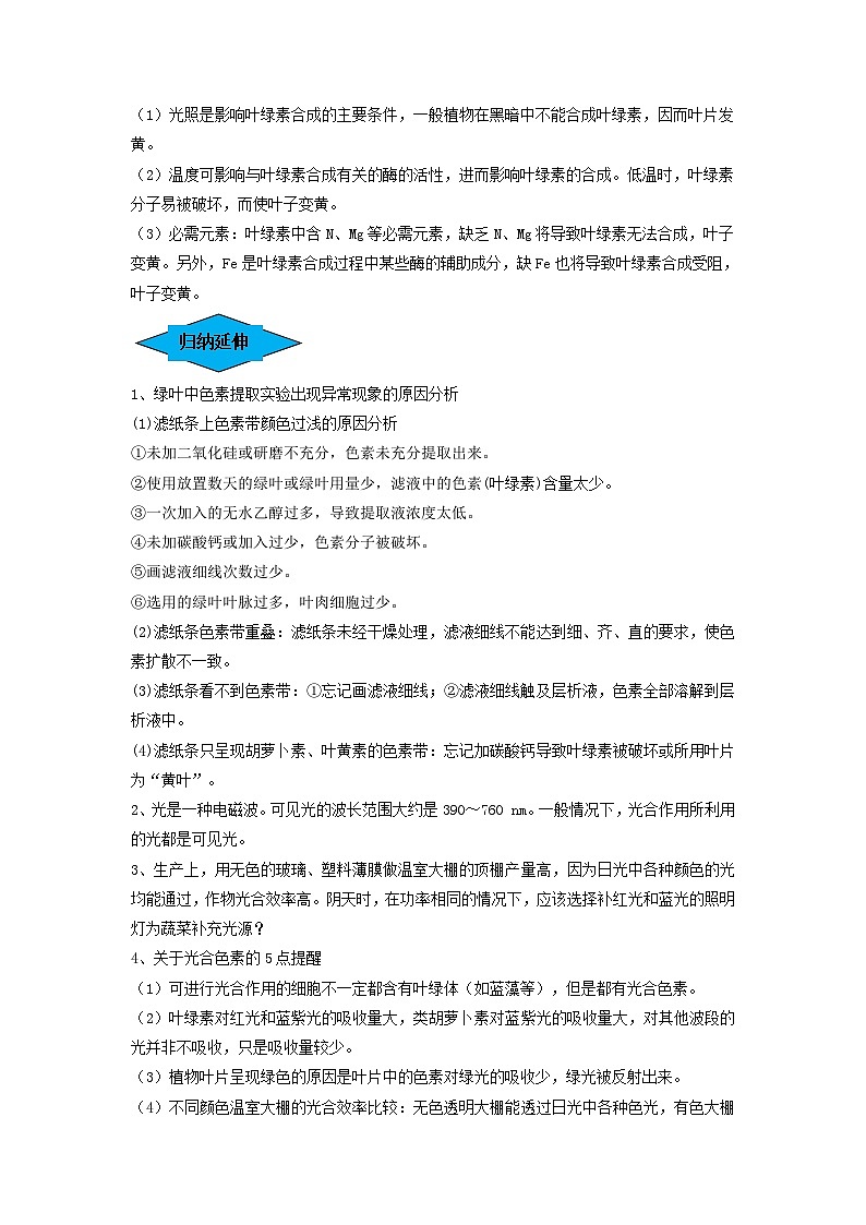 专题09 光合作用（串讲）-备战2024年高考生物一轮复习精讲精练（新高考专用）03