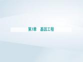 新教材同步辅导2023年高中生物第3章基因工程第2节基因工程的基本操作程序课件新人教版选择性必修3