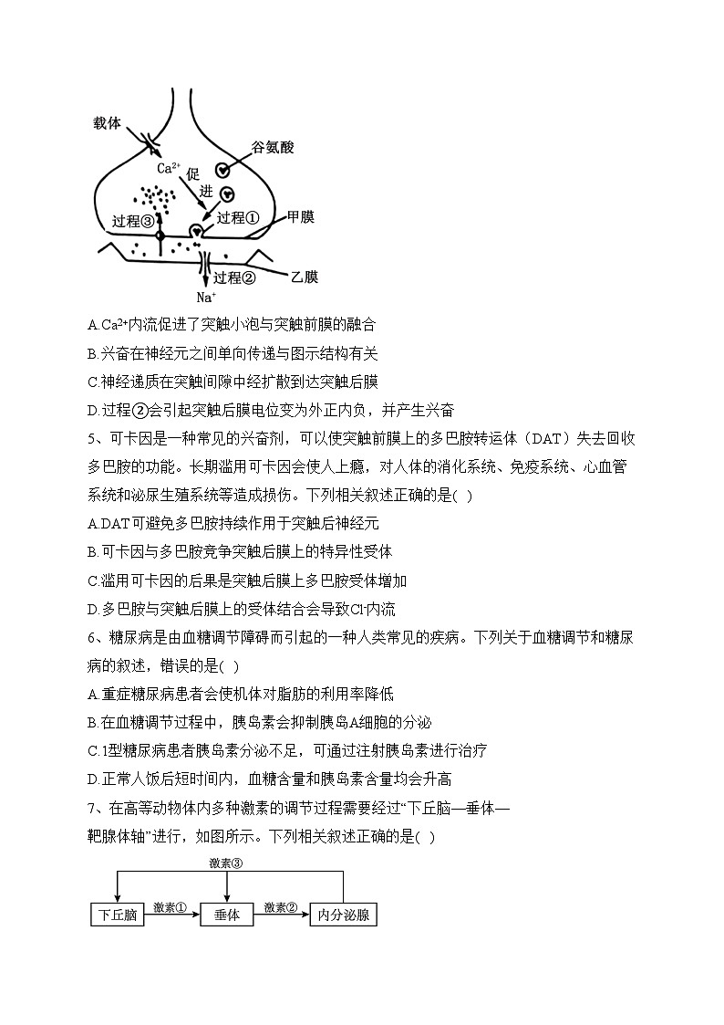 山西省吕梁市2023-2024学年高二上学期11月月考生物试卷(含答案)02