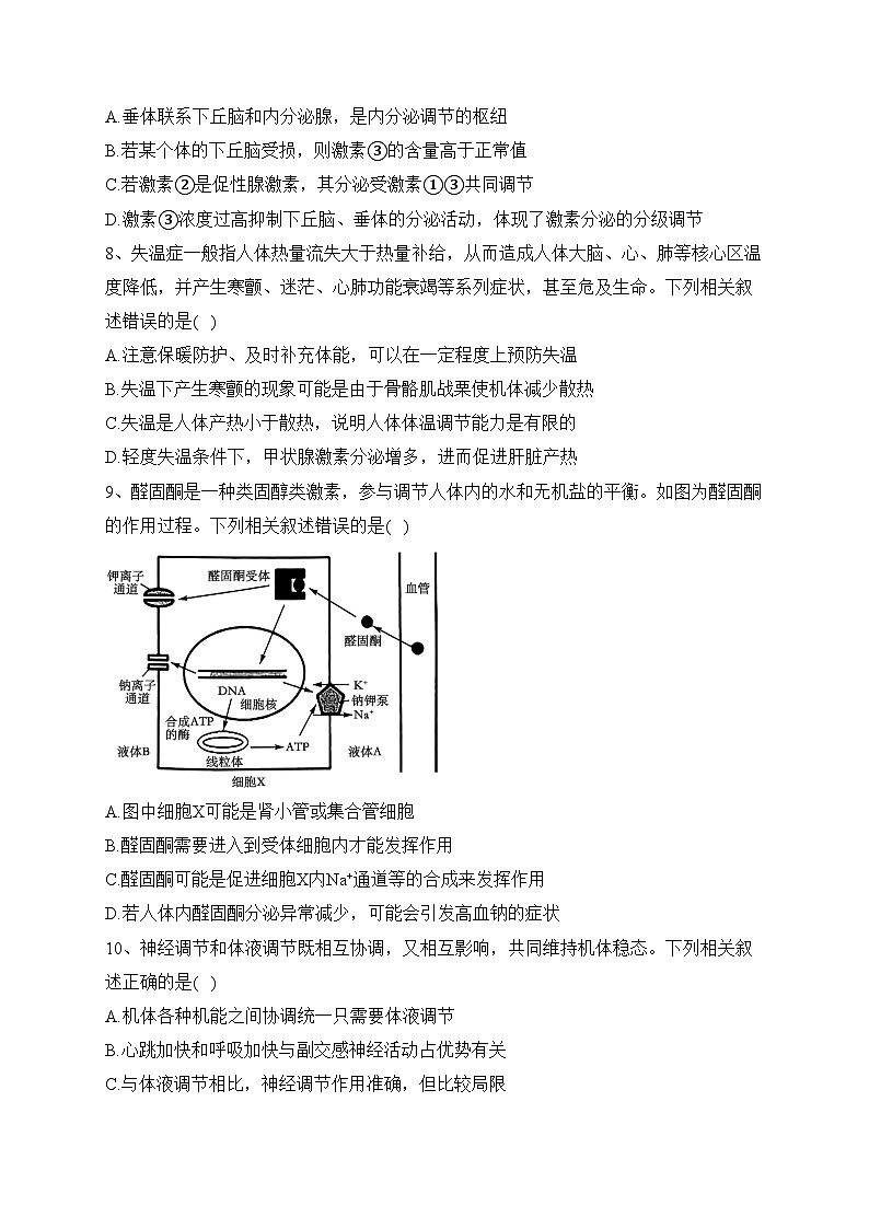 山西省吕梁市2023-2024学年高二上学期11月月考生物试卷(含答案)03