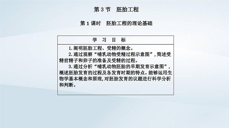 新教材同步辅导2023年高中生物第2章细胞工程第3节胚胎工程第1课时胚胎工程的理论基次课件新人教版选择性必修3第2页