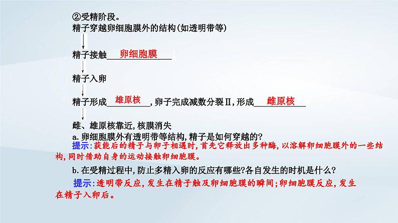 新教材同步辅导2023年高中生物第2章细胞工程第3节胚胎工程第1课时胚胎工程的理论基次课件新人教版选择性必修3第4页