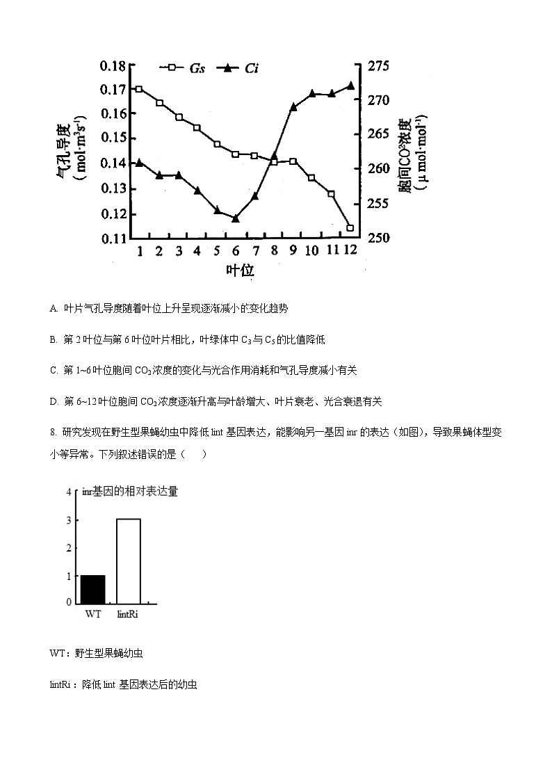 2023-2024学年辽宁省育才中学滨城高中联盟高三上学期期中Ⅰ考试生物含答案03