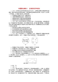 统考版2024届高考生物二轮专项分层特训卷第一部分专题强化演练八生物的变异和进化（附解析）