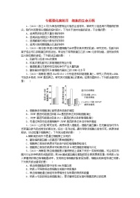 统考版2024届高考生物二轮专项分层特训卷第一部分专题强化演练四细胞的生命历程（附解析）