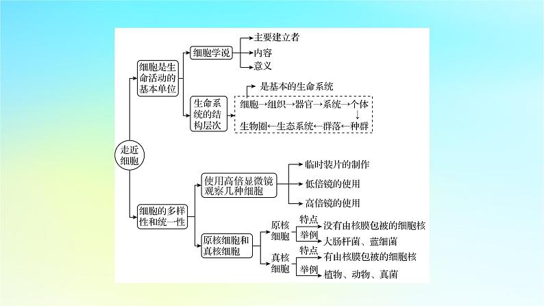 新教材2024版高中生物第1章走近细胞章末总结课件新人教版必修1第3页