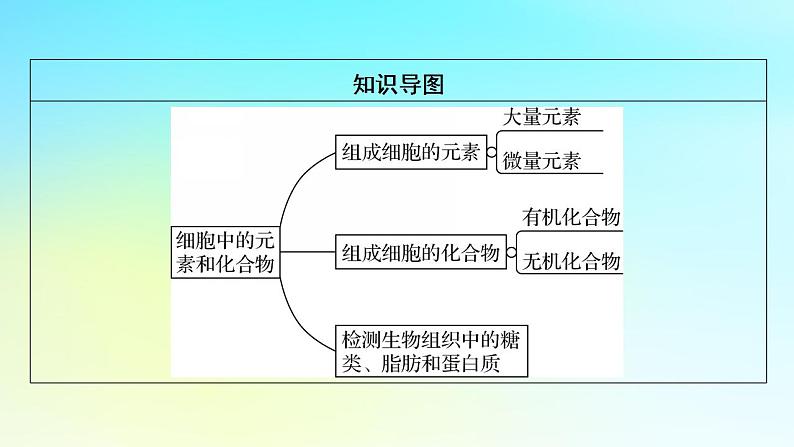 新教材2024版高中生物第2章组成细胞的分子第1节细胞中的元素和化合物课件新人教版必修108