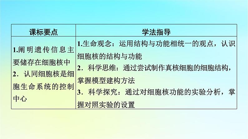 新教材2024版高中生物第3章细胞的基本结构第3节细胞核的结构和功能课件新人教版必修1第2页