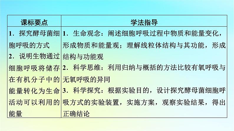 新教材2024版高中生物第5章细胞的能量供应和利用第3节细胞呼吸的原理和应用课件新人教版必修1第2页