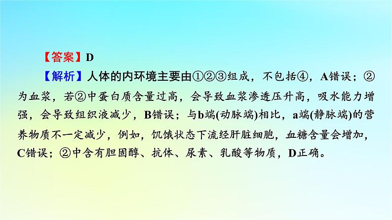 新教材2024版高中生物第1章人体的内环境与稳态章末总结课件新人教版选择性必修108