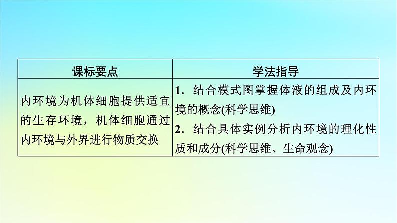 新教材2024版高中生物第1章人体的内环境与稳态第1节细胞生活的环境课件新人教版选择性必修1第7页