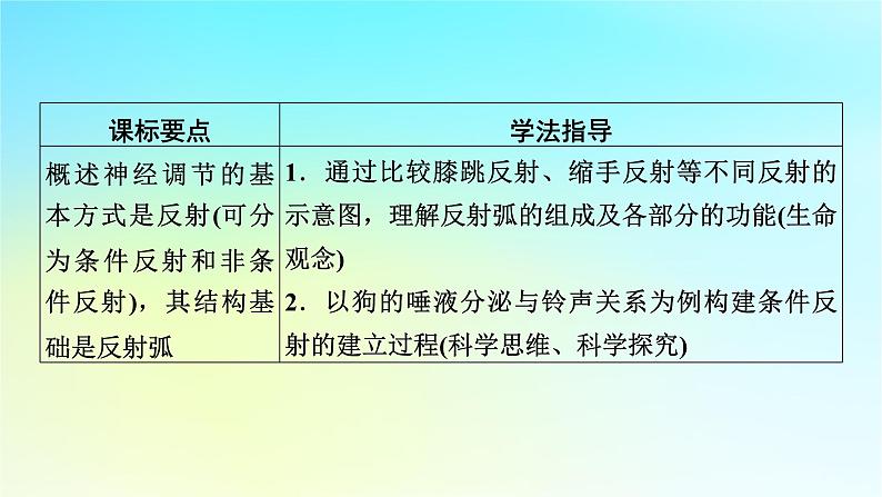 新教材2024版高中生物第2章神经调节第2节神经调节的基本方式课件新人教版选择性必修102