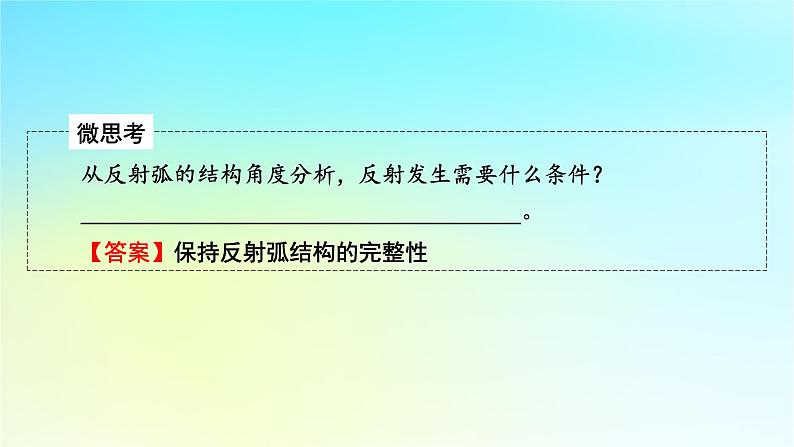 新教材2024版高中生物第2章神经调节第2节神经调节的基本方式课件新人教版选择性必修108