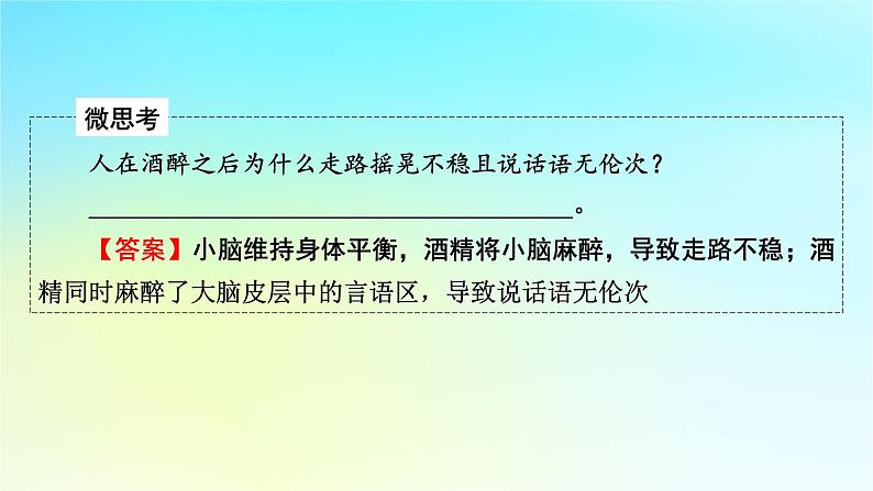 新教材2024版高中生物第2章神经调节第4节神经系统的分级调节课件新人教版选择性必修1第7页