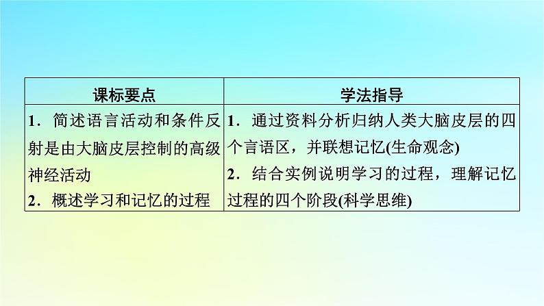 新教材2024版高中生物第2章神经调节第5节人脑的高级功能课件新人教版选择性必修1第2页