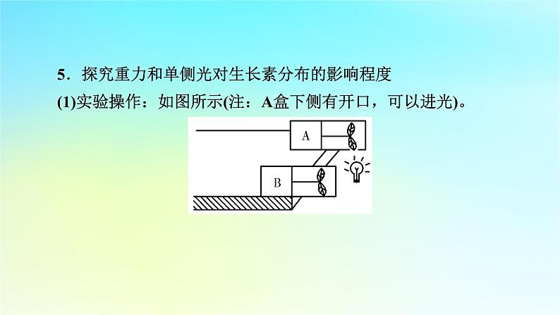 新教材2024版高中生物第5章植物生命活动的调节微专题7与植物激素相关的实验设计课件新人教版选择性必修106