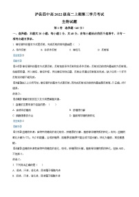 四川省泸县第四中学2023-2024学年高二上学期12月月考生物试题（Word版附解析）