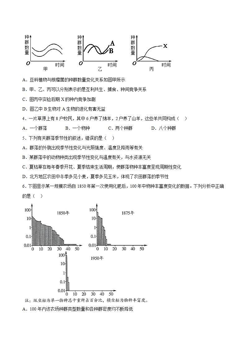 【名师特供】2.1《群落的结构》 课件+练习（原卷+解析卷）02