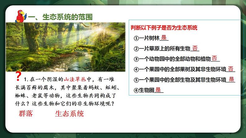 【名师特供】3.1《生态系统的结构 课件+练习（原卷+解析卷）06