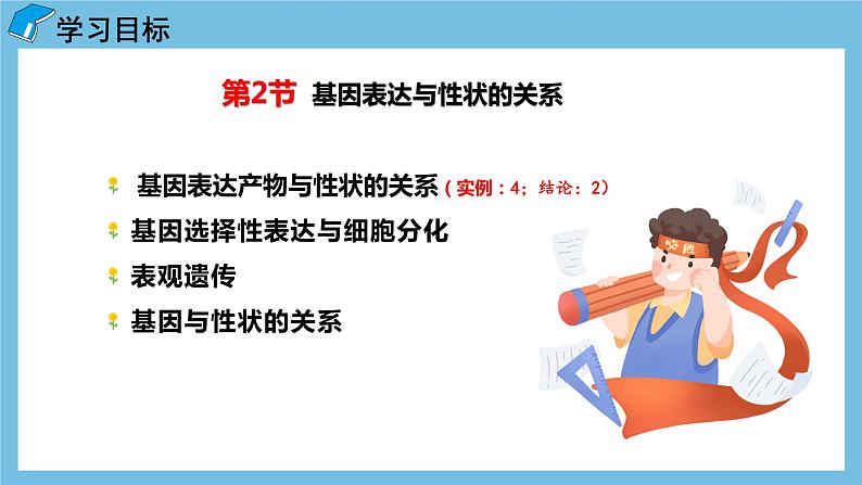4.2《基因表达与性状的关系》课件 人教版高中生物必修二02