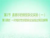 江苏专版2023_2024学年新教材高中生物第1章遗传因子的发现第1节孟德尔的豌豆杂交实验一第1课时一对相对性状的杂交实验过程及解释课件新人教版必修2