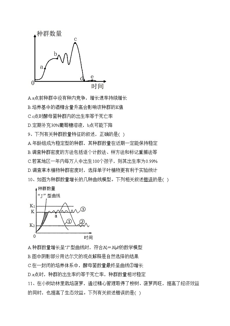 辽宁省锦州市某校2022-2023学年高二上学期期末生物试卷(含答案)03