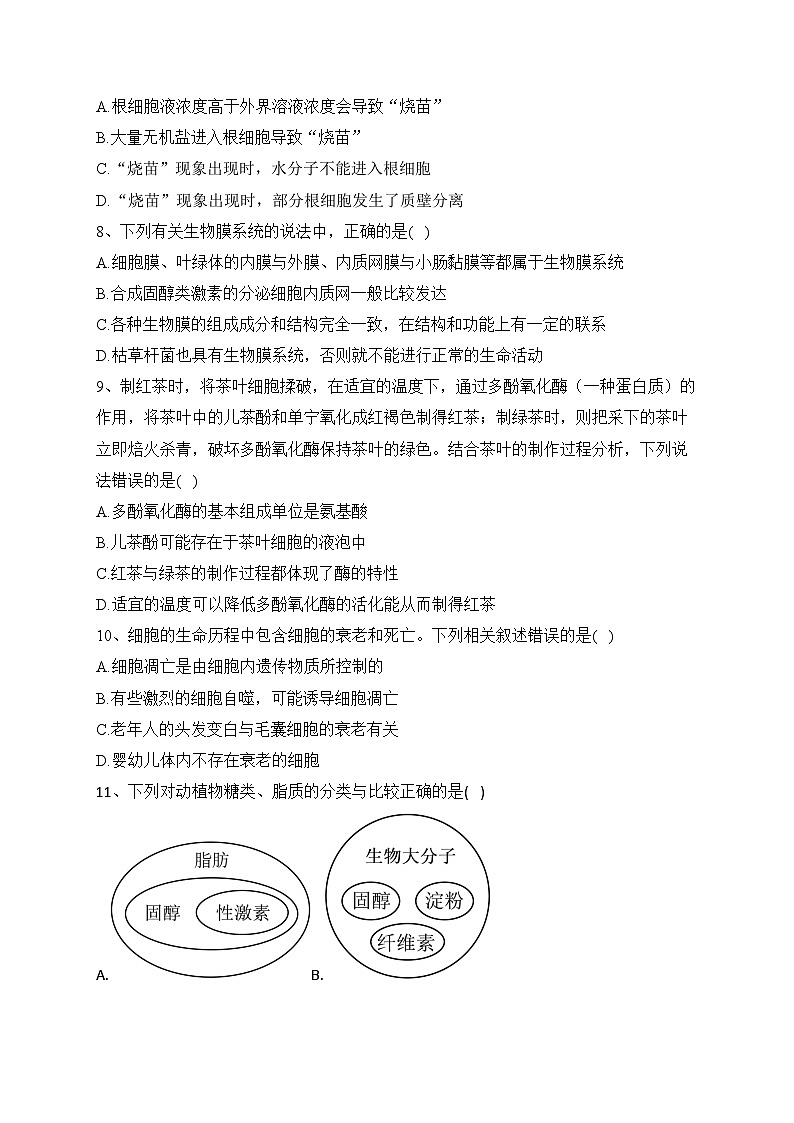 腾冲市第八中学2022-2023学年高一下学期第二次月考生物试卷(含答案)第3页