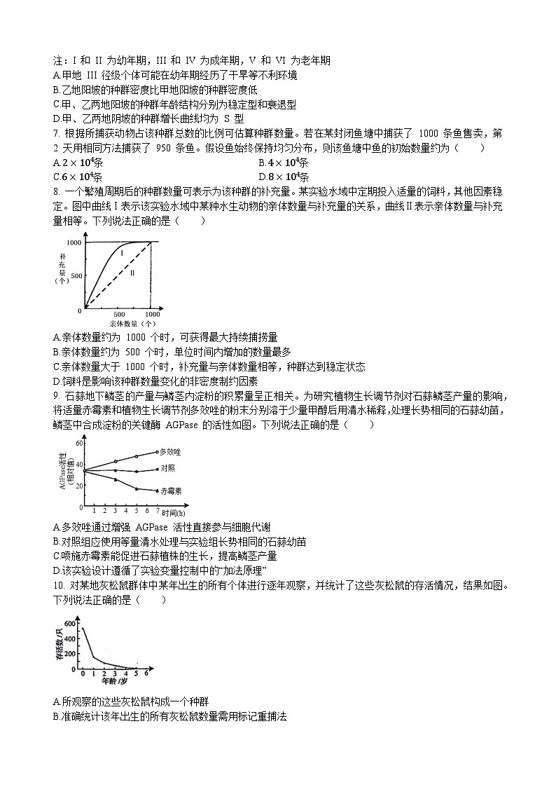 四川省成都市郫都区绵实外国语学校2023-2024学年高二上学期12月检测生物试题（Word版附解析）02