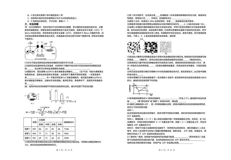 2024保定13联考高一上学期12月期中考试生物PDF版含解析第3页