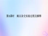 2024版新教材高中生物第1章遗传因子的发现第1节孟德尔的豌豆杂交实验一第1课时豌豆杂交实验过程及解释课件新人教版必修2
