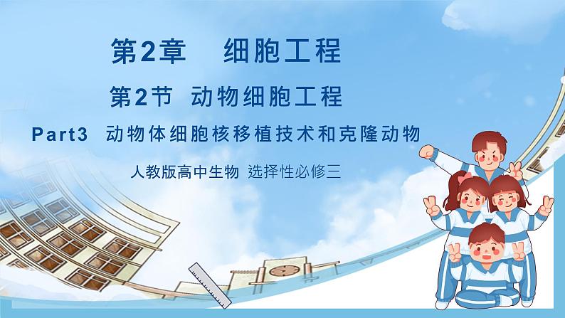 【名师特供】2.2.3《动物体细胞核移植技术和克隆动物》 课件 人教版高中生物选修三01