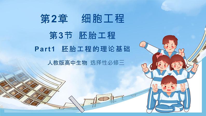 【名师特供】2.3.1《胚胎工程的理论基础》 课件 人教版高中生物选修三01